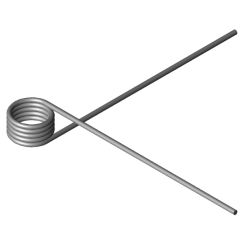 Obrázek produktu - Zkrutné pružiny T-16123L