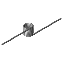 Obrázek produktu - Zkrutné pružiny T-19823L