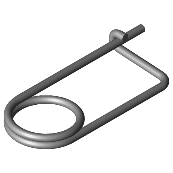 CAD obrázek Zajištovací svorky C400-6L