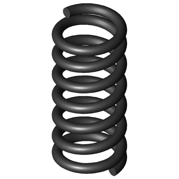 Imagem CAD Molas de compressão D-011N