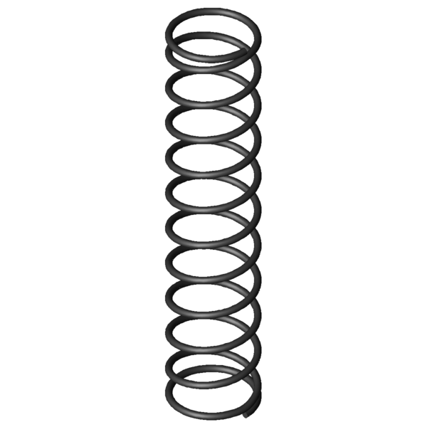 Immagine CAD Molle a compressione D-016D