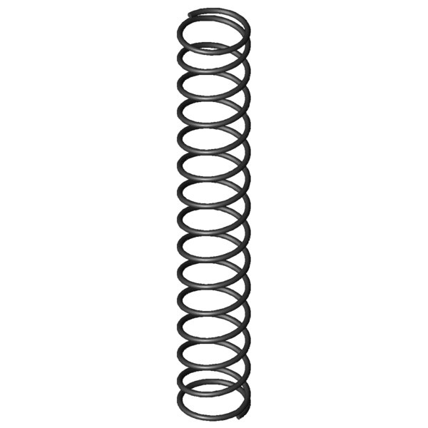 CAD image Compression springs D-016F