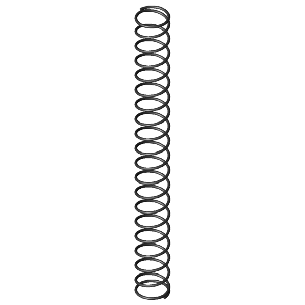 Imagen CAD Muelles de compresión D-047