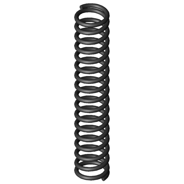 Imagen CAD Muelles de compresión D-057D