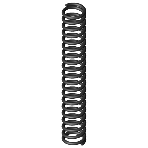 Imagen CAD Muelles de compresión D-057E