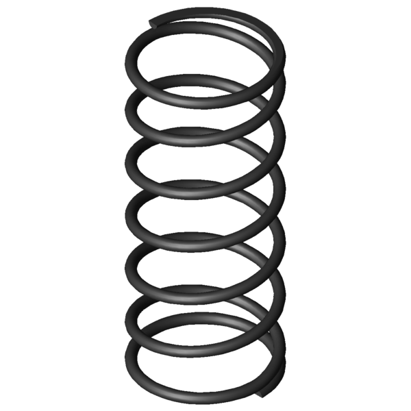 Imagen CAD Muelles de compresión D-068A-02