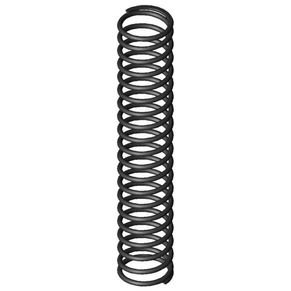Imagen CAD Muelles de compresión D-073A