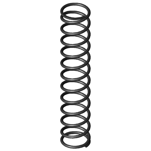 Imagen CAD Muelles de compresión D-075