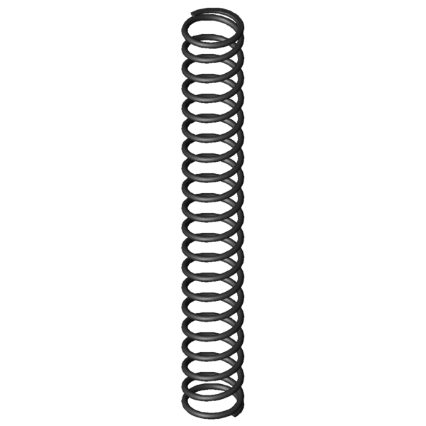 Imagen CAD Muelles de compresión D-075F