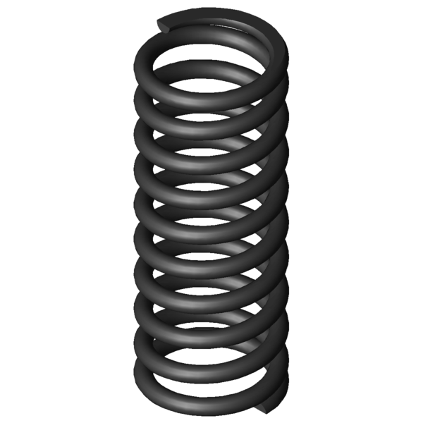Imagen CAD Muelles de compresión D-080B