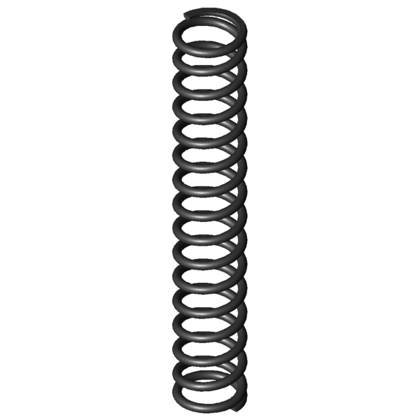 Imagen CAD Muelles de compresión D-080C