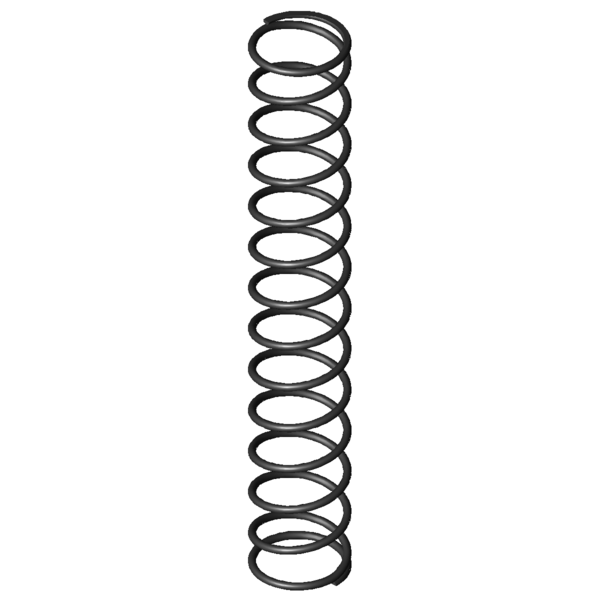 Imagen CAD Muelles de compresión D-095E