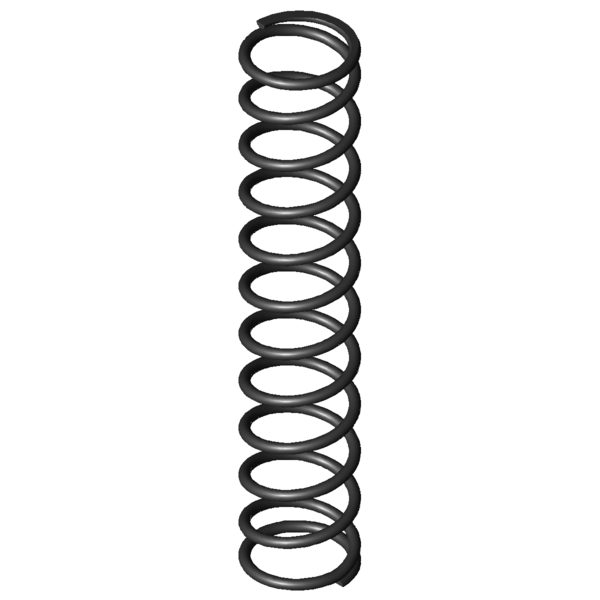Imagen CAD Muelles de compresión D-100A-01