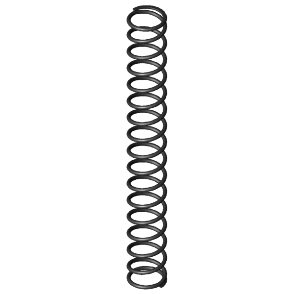 Imagen CAD Muelles de compresión D-100A-03