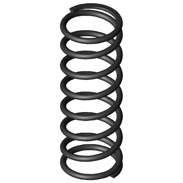 Imagen CAD Muelles de compresión D-100A-07