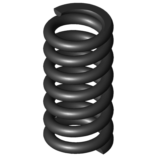 Imagen CAD Muelles de compresión D-112
