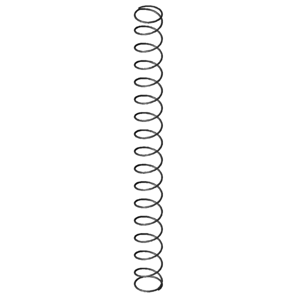 CAD image Compression springs D-117M