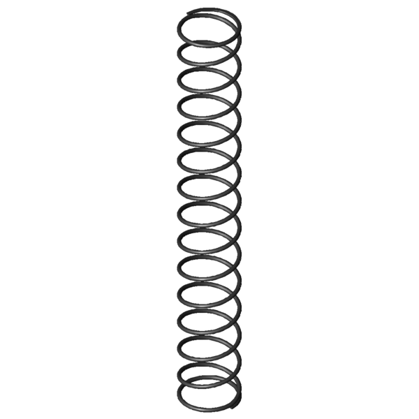 CAD image Compression springs D-117Q