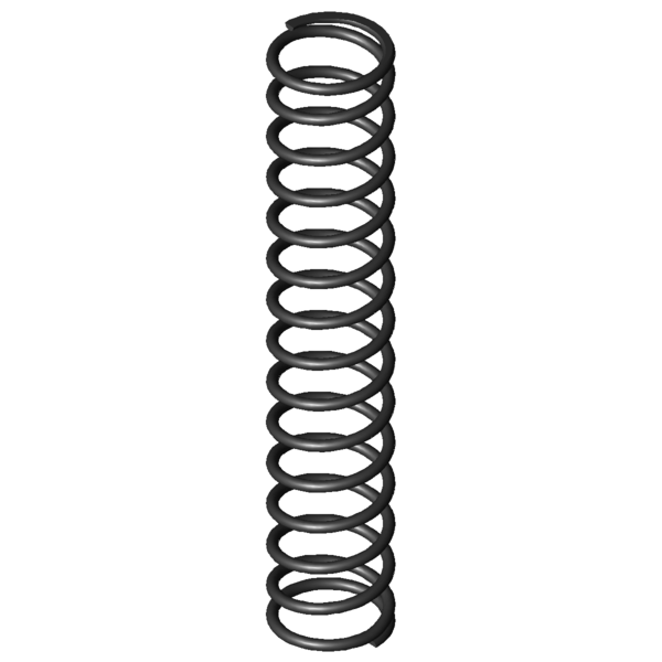 CAD image Compression springs D-127E