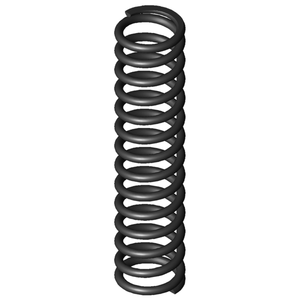 CAD image Compression springs D-132B