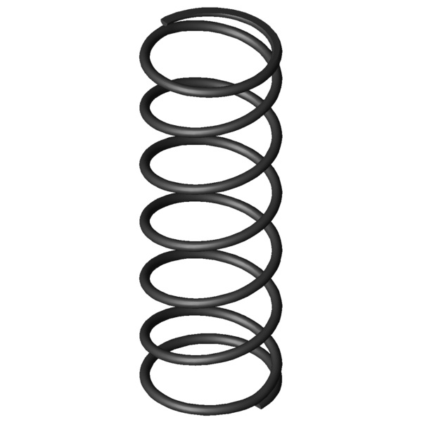 Imagen CAD Muelles de compresión D-142D-01