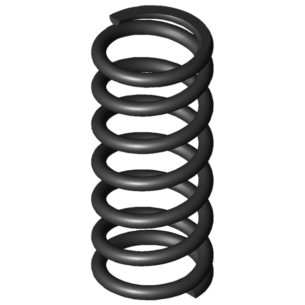 Imagen CAD Muelles de compresión D-143Q