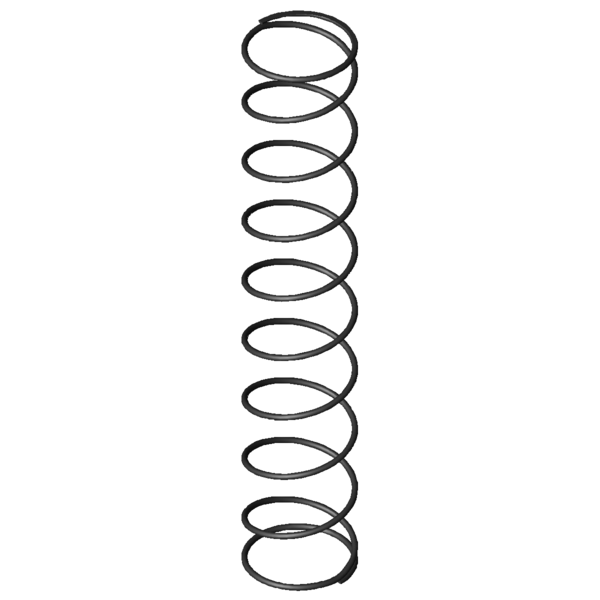 Imagen CAD Muelles de compresión D-145D-03