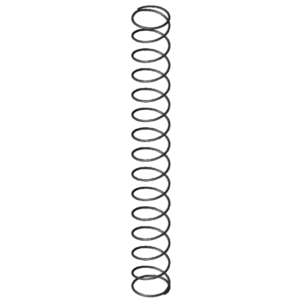 Imagen CAD Muelles de compresión D-145D-04