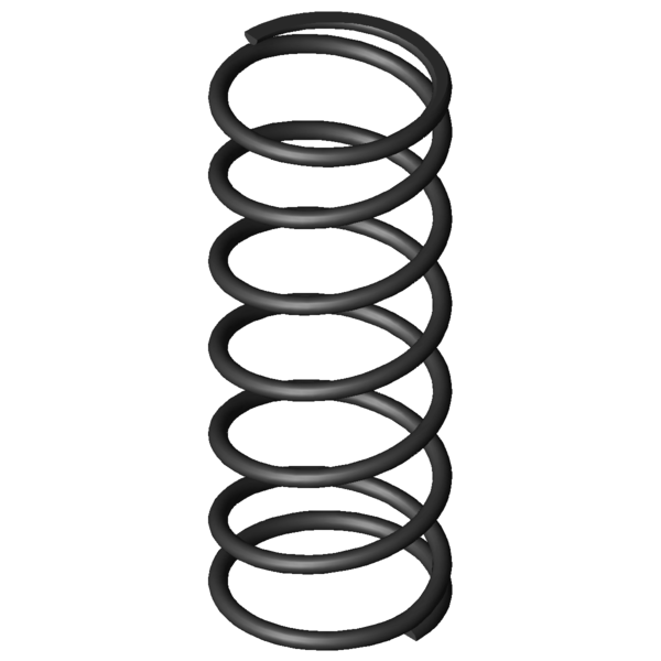 Imagen CAD Muelles de compresión D-150C