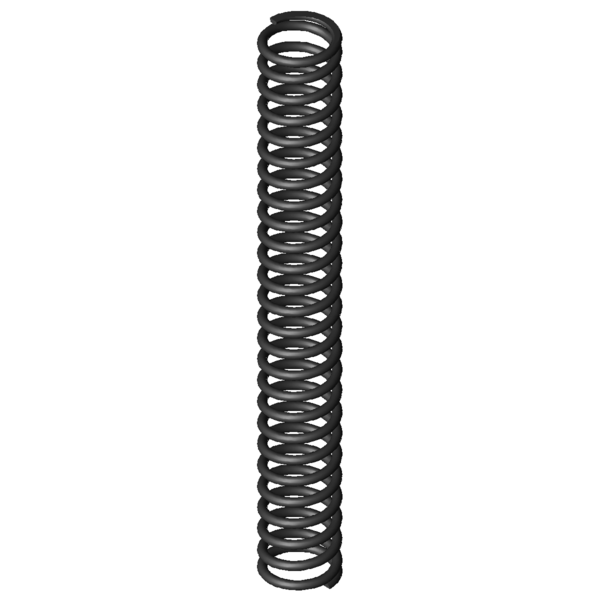 Imagen CAD Muelles de compresión D-166E