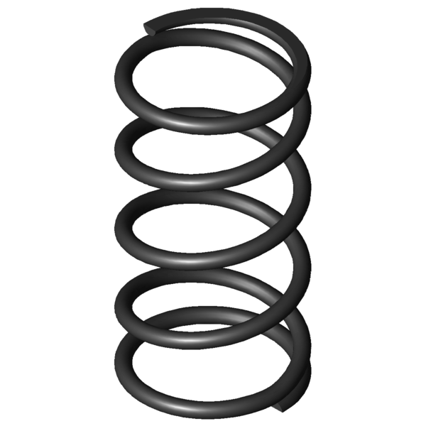 CAD image Compression springs D-179K