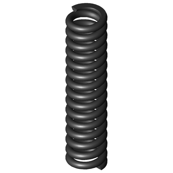 CAD obrázek Tlacné pružiny D-205E