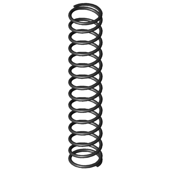 Immagine CAD Molle a compressione D-206G-01