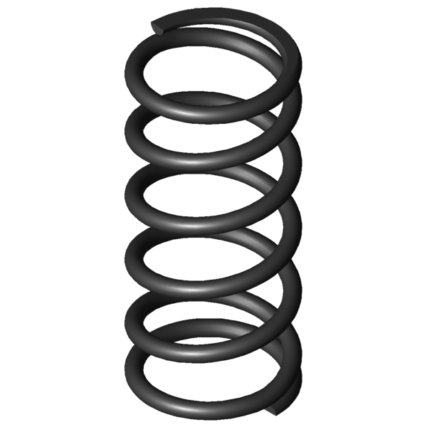 Immagine CAD Molle a compressione D-207J-33