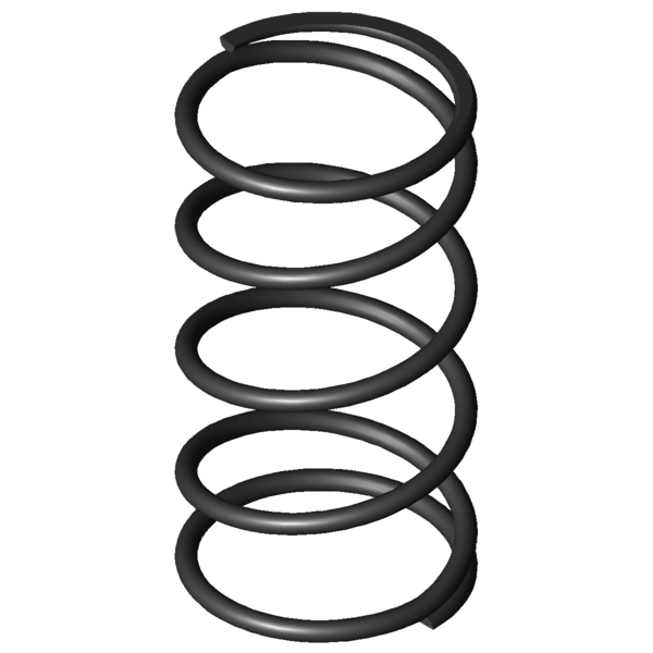 Immagine CAD Molle a compressione D-207J-70