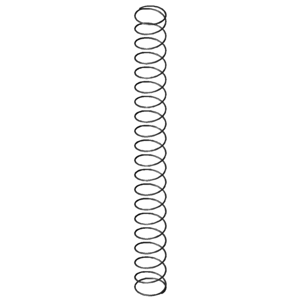 Immagine CAD Molle a compressione D-207JK