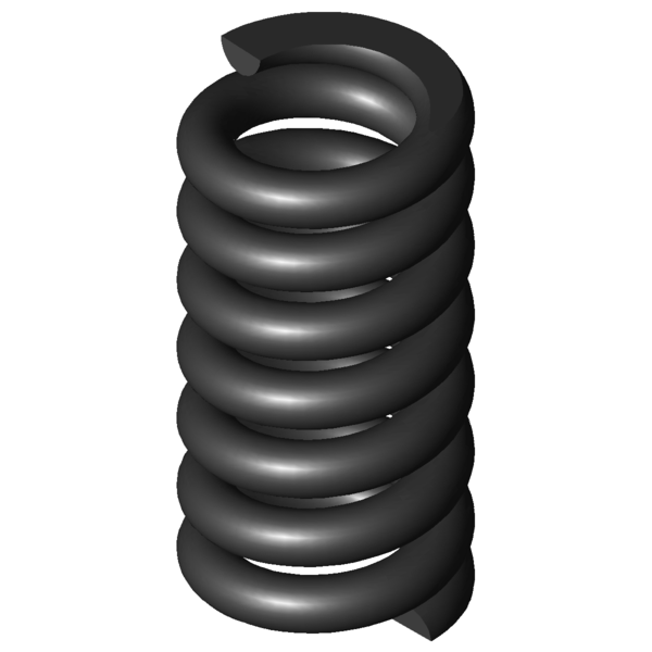 CAD obrázek Tlacné pružiny D-364P