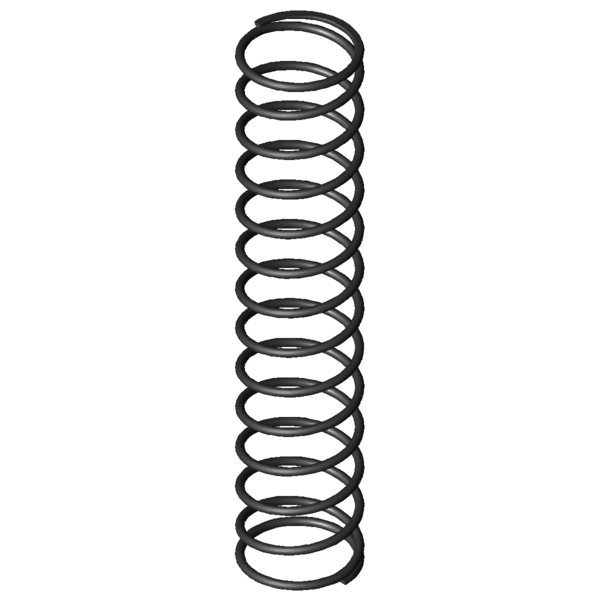 CAD obrázek Tlacné pružiny D-516