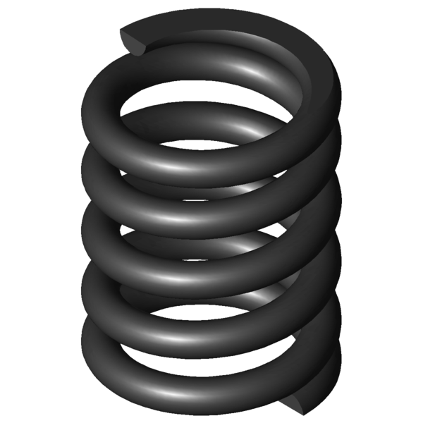 CAD-Bild Druckfedern D-538