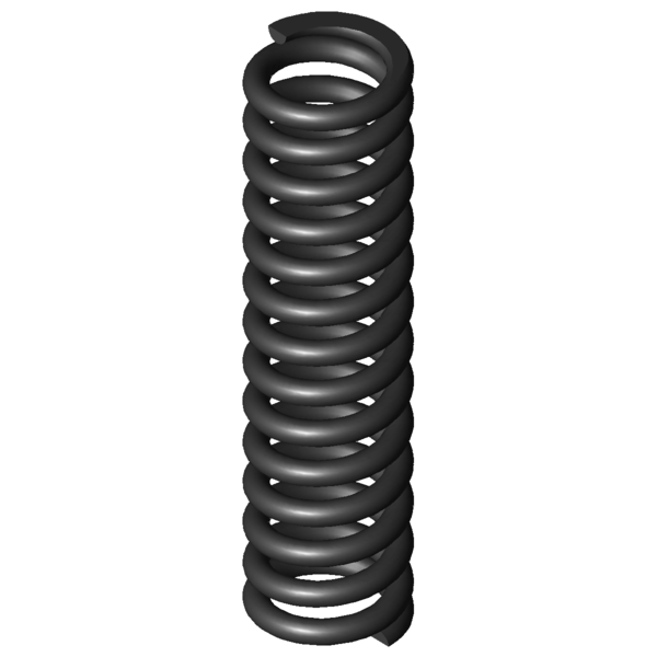 CAD obrázek Tlacné pružiny D-554