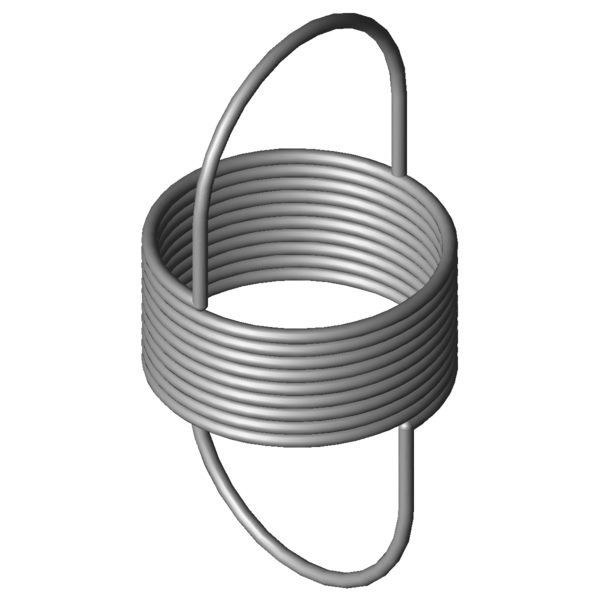 Obraz CAD Sprezyny rozciagane RZ-006FX