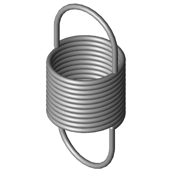 Immagine CAD Molle a trazione RZ-007I