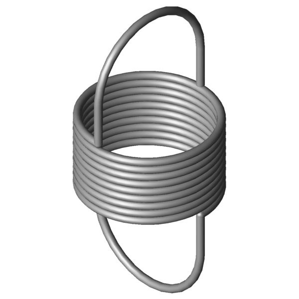 Imagem CAD Molas de tracção RZ-015GX
