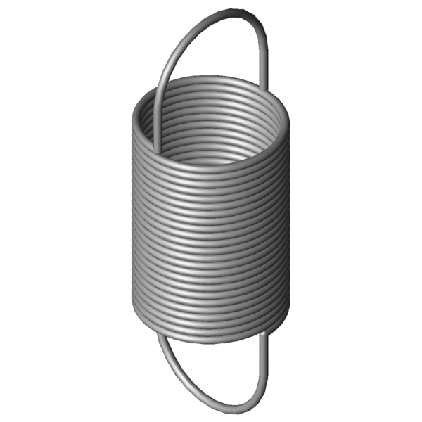 CAD obrázek Tažné pružiny RZ-024AHX