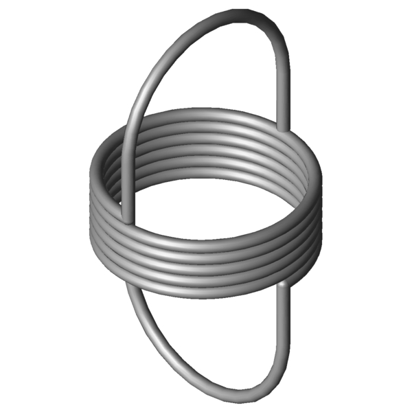 CAD obrázek Tažné pružiny RZ-024MX