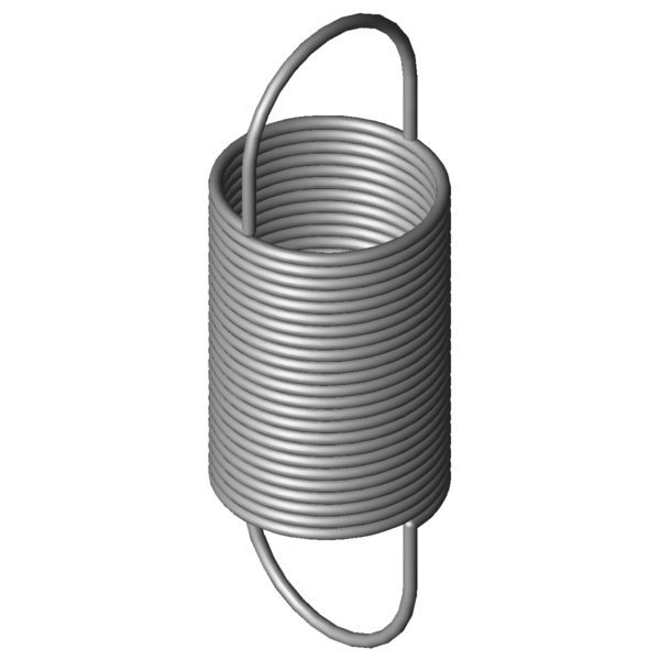 CAD obrázek Tažné pružiny RZ-024PX