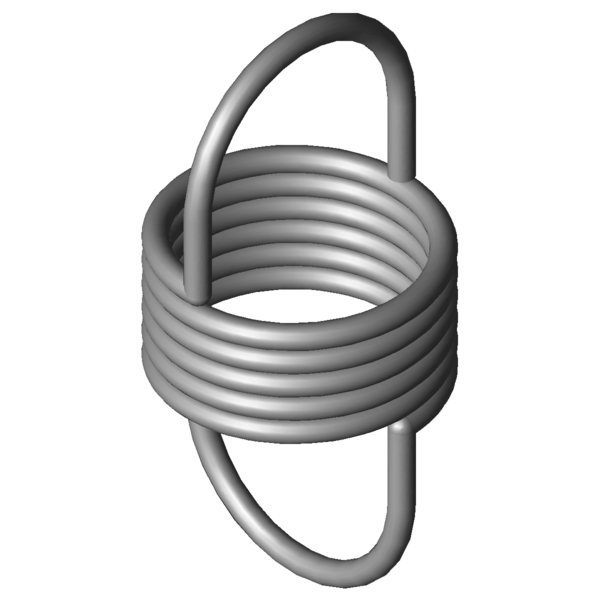 CAD obrázek Tažné pružiny RZ-024SX