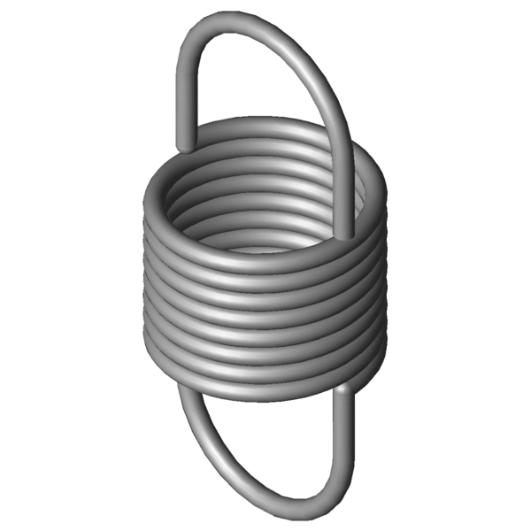 CAD obrázek Tažné pružiny RZ-027CI