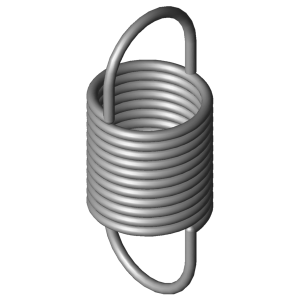 CAD obrázek Tažné pružiny RZ-028X