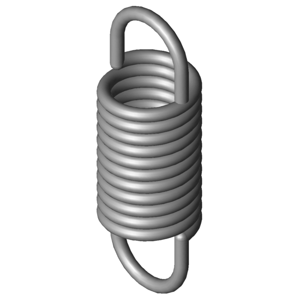 CAD obrázek Tažné pružiny RZ-034I